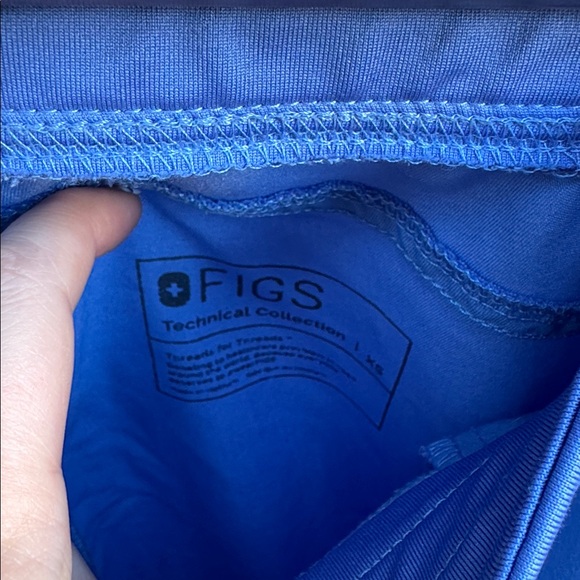 Figs Azure Blue Pants - Picture 6 of 6